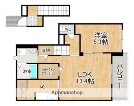 メゾン・アルバ ｜奈良県奈良市南京終町７丁目(賃貸アパート1LDK・2階・53.81㎡)の写真 その2