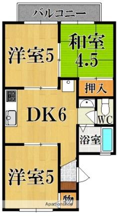 奈良県奈良市七条１丁目(賃貸アパート3DK・1階・45.40㎡)の写真 その2