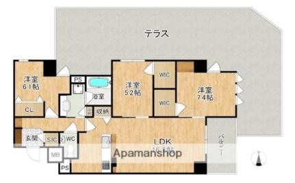 奈良県奈良市大宮町１丁目（賃貸マンション3LDK・1階・81.63㎡） その2