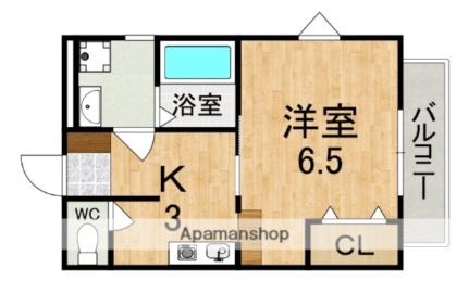 サンドリーム ｜奈良県北葛城郡王寺町舟戸１丁目(賃貸アパート1K・2階・25.00㎡)の写真 その2