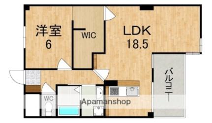 サンローゼ竜田川 ｜奈良県生駒郡平群町西宮２丁目(賃貸マンション1LDK・3階・58.30㎡)の写真 その2