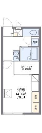 レオパレス紀ノ川 116｜和歌山県和歌山市栄谷(賃貸アパート1K・1階・23.18㎡)の写真 その2