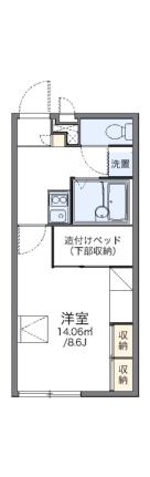 レオパレス向陽 113｜和歌山県和歌山市津秦(賃貸アパート1K・1階・23.18㎡)の写真 その2