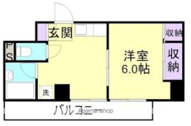 和歌山県和歌山市屋形町１丁目（賃貸マンション1DK・9階・28.76㎡） その2