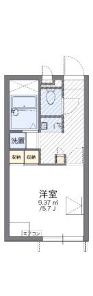 レオパレスセントラル島崎 110 ｜ 和歌山県和歌山市島崎町４丁目（賃貸アパート1K・1階・20.28㎡） その2