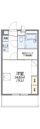 レオパレスドリームＷＫＴ 105｜和歌山県和歌山市北出島(賃貸マンション1K・1階・23.18㎡)の写真 その2