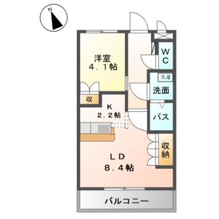 カサ・セピア 102｜和歌山県和歌山市園部(賃貸アパート1LDK・1階・36.00㎡)の写真 その2