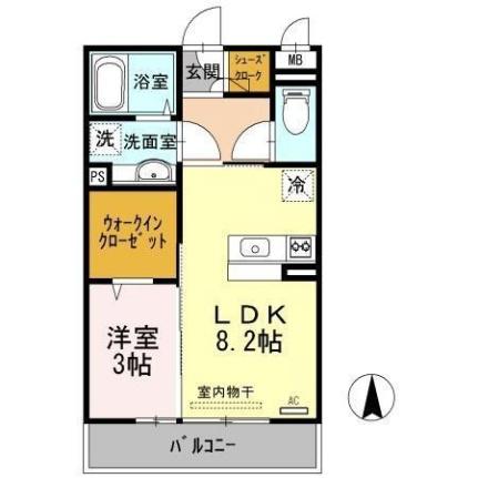 和歌山県和歌山市北出島（賃貸アパート1LDK・3階・33.39㎡） その2