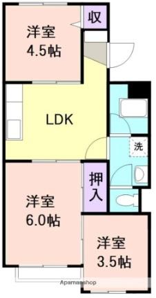 和歌山県和歌山市有本(賃貸マンション3DK・1階・43.00㎡)の写真 その2
