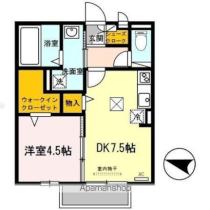 和歌山県和歌山市小雑賀（賃貸アパート1DK・1階・35.10㎡） その2