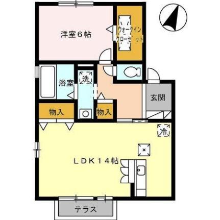 ピースヴォーン 102｜鳥取県鳥取市行徳３丁目(賃貸アパート1LDK・1階・53.76㎡)の写真 その2