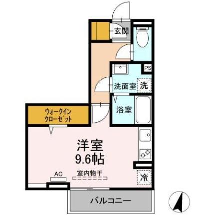 富士マンションII 206 ｜ 鳥取県鳥取市布勢（賃貸アパート1R・2階・30.35㎡） その2