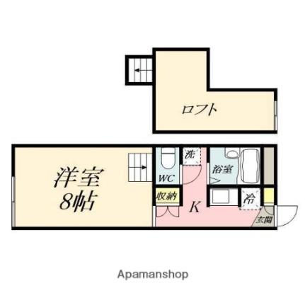 シャルマンドミール 103｜岡山県岡山市北区今６丁目(賃貸アパート1K・1階・20.37㎡)の写真 その2