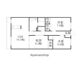 マリベール瀬戸駅前 403 ｜ 岡山県岡山市東区瀬戸町下（賃貸マンション3LDK・4階・78.13㎡） その2