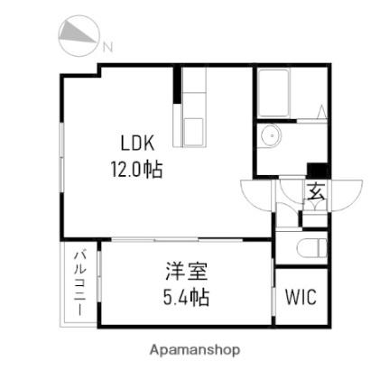 エトール 202｜岡山県岡山市南区妹尾(賃貸アパート1LDK・2階・40.09㎡)の写真 その2