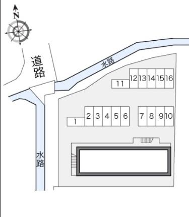 レオパレスエクセルコート 205｜岡山県岡山市北区北長瀬本町(賃貸アパート1K・2階・20.28㎡)の写真 その14