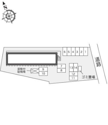 レオパレスラティエーラ1 209｜岡山県岡山市中区原尾島３丁目(賃貸アパート1K・2階・23.18㎡)の写真 その22