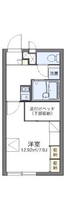 レオパレスコンフォール石橋Ｆ 210｜岡山県倉敷市笹沖(賃貸アパート1K・2階・22.02㎡)の写真 その2