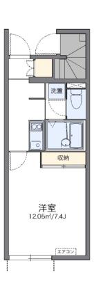 レオネクストけやき通り 102｜岡山県岡山市中区竹田(賃貸アパート1K・1階・23.61㎡)の写真 その2