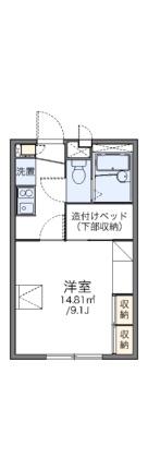 レオパレス浜野一丁目 105｜岡山県岡山市南区浜野１丁目(賃貸マンション1K・1階・23.18㎡)の写真 その2