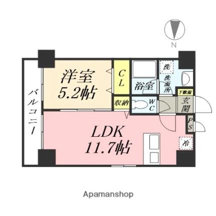 Ａｒｃ　Ｓｔａｇｅ表町 805 ｜ 岡山県岡山市北区表町３丁目（賃貸マンション1LDK・8階・39.08㎡） その2