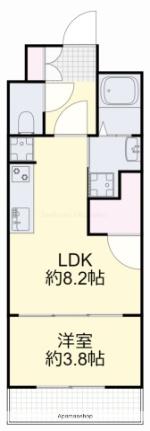 月光　神田町 303｜岡山県岡山市北区神田町１丁目(賃貸マンション1LDK・3階・29.93㎡)の写真 その2