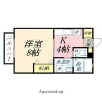 Ｓ．Ｔ．Ｖｉｌｌａ　ＴＳＵＳＨＩＭＡ　Ｃ 203 ｜ 岡山県岡山市北区津島東２丁目（賃貸アパート1K・2階・29.81㎡） その2