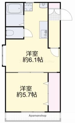 フローリッシュ神田I 307｜岡山県岡山市北区神田町１丁目(賃貸マンション1DK・3階・27.90㎡)の写真 その2