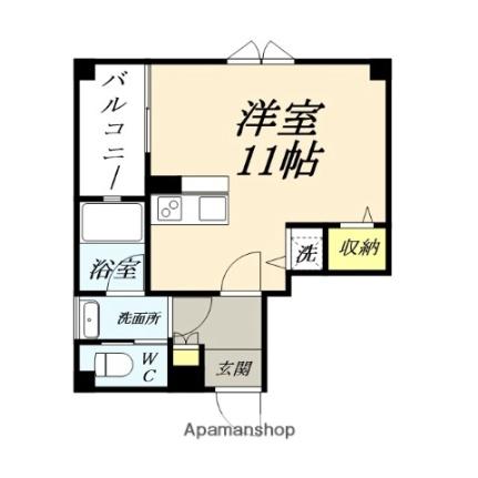 ｈｉｇｈｓ　ｔｏｐ　表町 ｜岡山県岡山市北区表町３丁目(賃貸マンション1R・7階・28.18㎡)の写真 その2