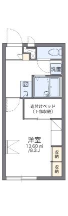 レオパレスグレースシャルマン 203｜岡山県岡山市北区今保(賃貸アパート1K・2階・22.70㎡)の写真 その2