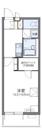 レオパレスセーグオリゾン 107｜岡山県岡山市北区野田３丁目(賃貸マンション1K・1階・26.08㎡)の写真 その2