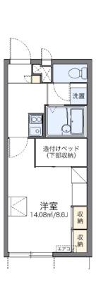 レオパレスルピナス高柳東町 105｜岡山県岡山市北区高柳東町(賃貸アパート1K・1階・23.18㎡)の写真 その2