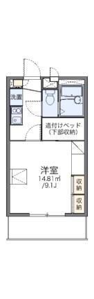 レオパレス浜野一丁目 302｜岡山県岡山市南区浜野１丁目(賃貸マンション1K・3階・23.18㎡)の写真 その2