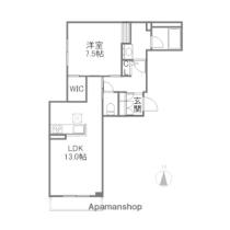 グレースヴィラ西崎 103 ｜ 岡山県岡山市北区西崎２丁目（賃貸マンション1LDK・1階・50.77㎡） その2