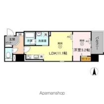 ＴＷＩＮ　ＴＯＷＥＲＳ　ＡＺＵＫＩ 0205 ｜ 岡山県岡山市北区表町３丁目（賃貸マンション1LDK・2階・42.58㎡） その2