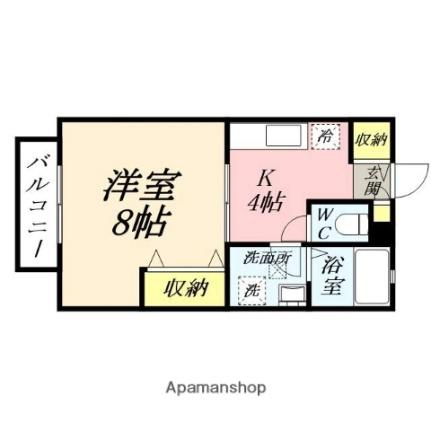 岡山県岡山市北区津島東２丁目(賃貸アパート1K・1階・29.81㎡)の写真 その2