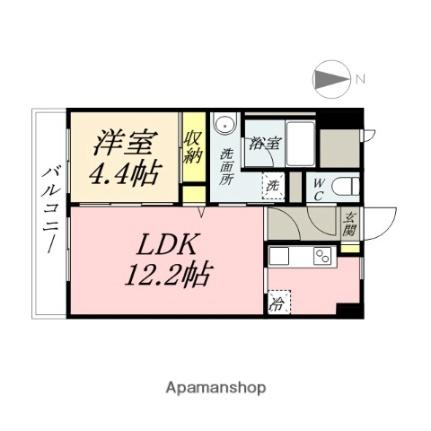 岡山県岡山市南区西市(賃貸マンション1LDK・7階・39.10㎡)の写真 その2