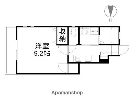 岡山県岡山市北区津島京町３丁目（賃貸アパート1K・1階・33.12㎡） その2