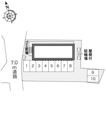 レオパレスクレール 206｜岡山県岡山市北区久米(賃貸アパート1K・2階・20.28㎡)の写真 その19