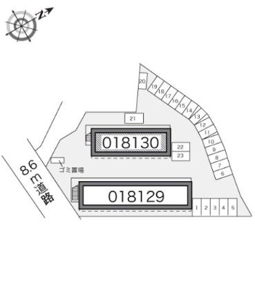 レオパレス西市Ｂ 201｜岡山県岡山市南区西市(賃貸アパート1K・2階・22.70㎡)の写真 その22