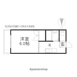 🉐敷金礼金0円！🉐岡山電気軌道東山本線 城下駅 徒歩12分