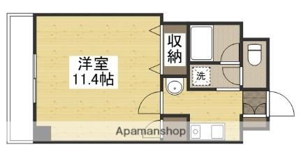 オーキッドプラザ ｜岡山県岡山市南区豊浜町(賃貸マンション1K・2階・28.09㎡)の写真 その2