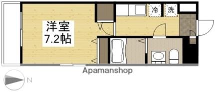 カサ・セグーラ 1206 ｜ 岡山県岡山市北区駅元町（賃貸マンション1K・12階・25.50㎡） その2