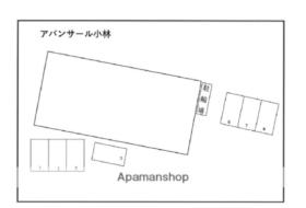 アバンサール小林 206 ｜ 岡山県岡山市中区中島（賃貸マンション1K・2階・26.50㎡） その16