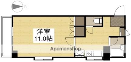 パストラルＫ 208｜岡山県岡山市北区上中野２丁目(賃貸マンション1K・2階・34.84㎡)の写真 その2