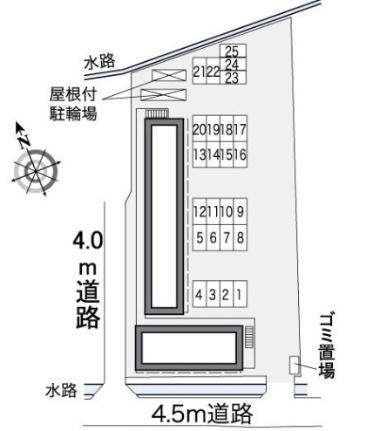 レオパレスガーデンハイツ富田 110｜岡山県岡山市北区富田(賃貸アパート1K・1階・23.18㎡)の写真 その17