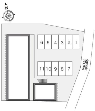 レオパレスミッドフォート 110｜岡山県岡山市北区青江５丁目(賃貸アパート1K・1階・19.87㎡)の写真 その17