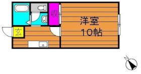 ビーライン川入　Ａ 202号室 ｜ 岡山県岡山市北区川入（賃貸アパート1K・2階・30.69㎡） その2