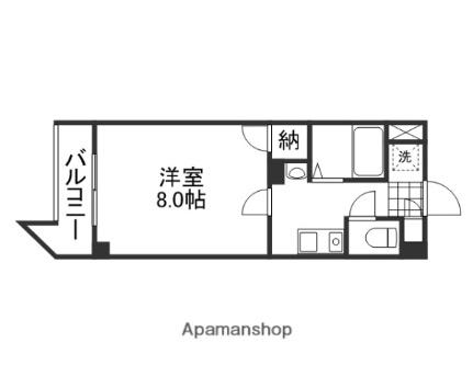 ルナ国体町 103｜岡山県岡山市北区国体町(賃貸マンション1K・1階・24.80㎡)の写真 その2