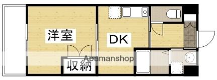 アトーレ野田 ｜岡山県岡山市北区野田１丁目(賃貸マンション1DK・4階・29.70㎡)の写真 その2